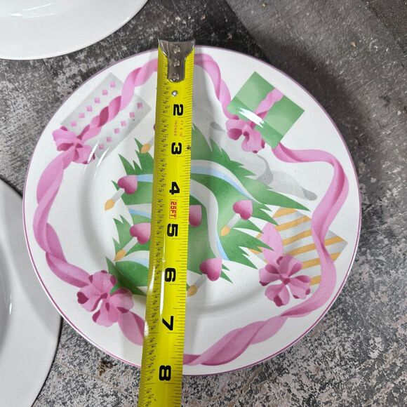 4 Sango Home For Christmas Salad/Dessert Plates lot - Picture 9 of 9